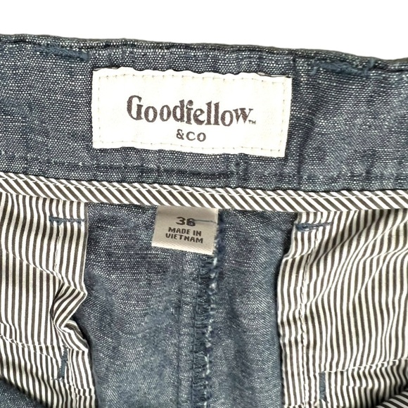 Men’s Goodfellow & Co Blue 10.5” Inseam Linden Shorts - Size 36 - Picture 2 of 6